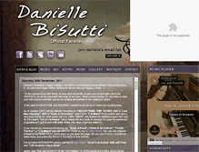 Tablet Screenshot of daniellebisutti.com